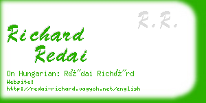 richard redai business card